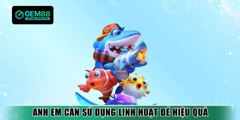 Anh em cần sử dụng linh hoạt để hiệu quả